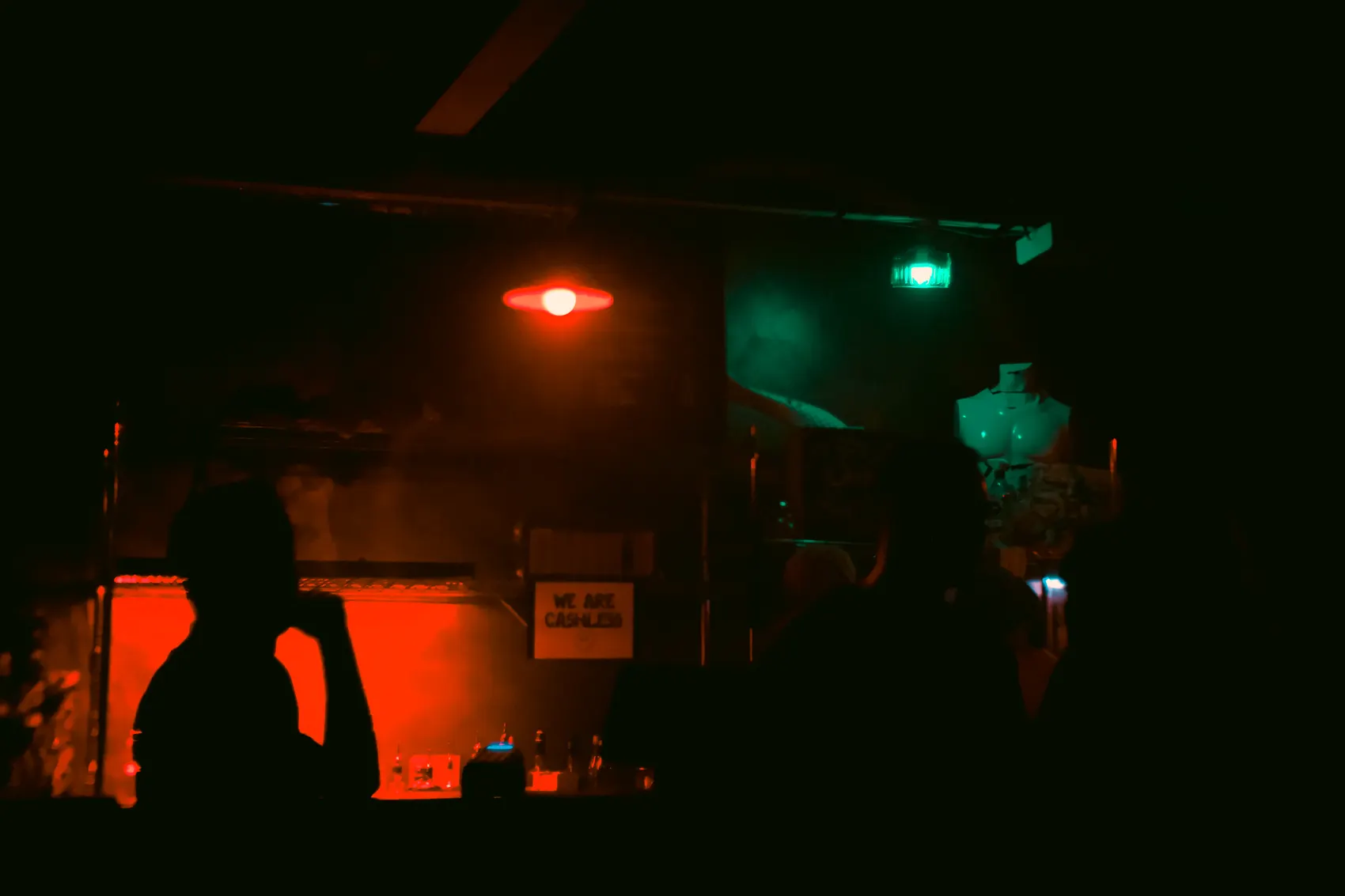 From the back of the room